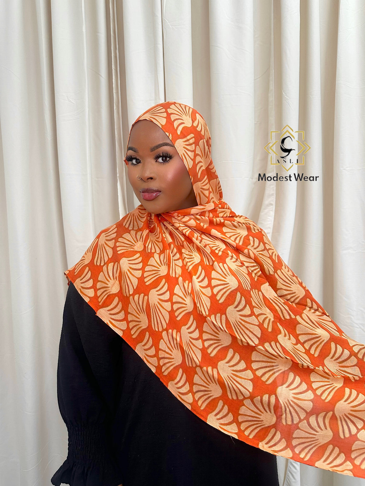 Sunset Fan Modal Hijab