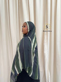 Forest Stripe Modal Hijab