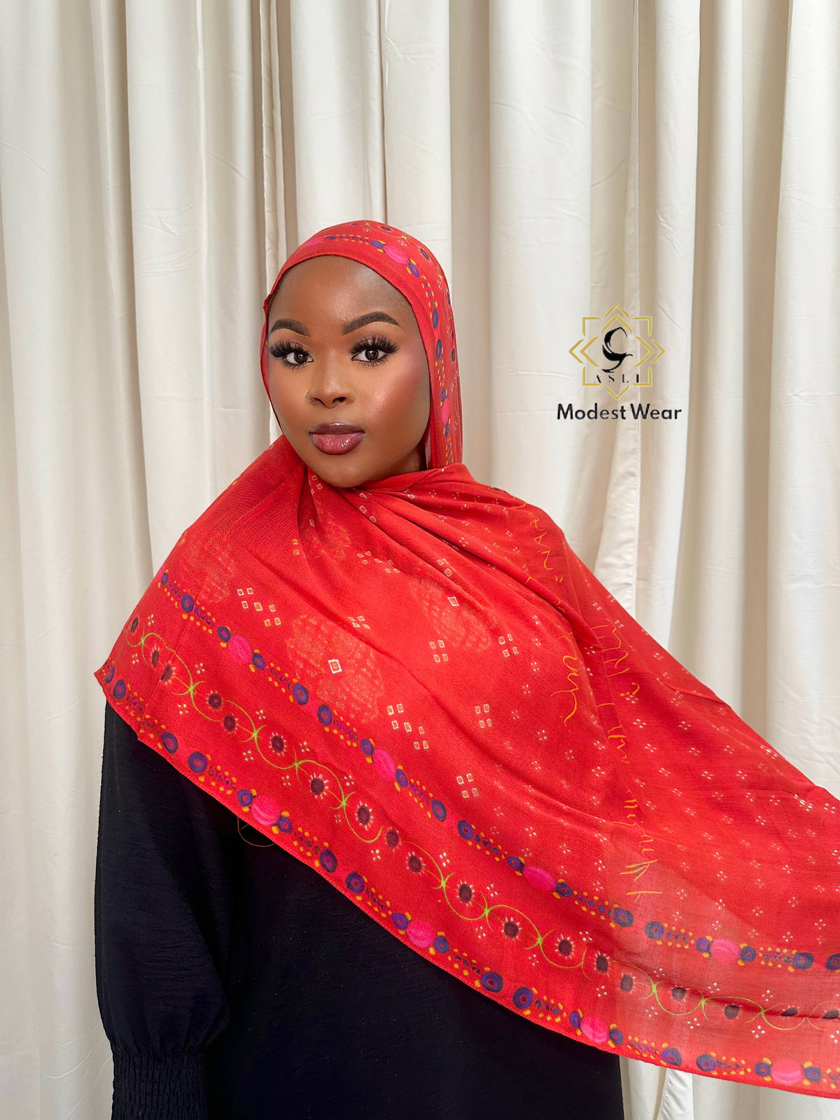 Crimson Souk Modal Hijab