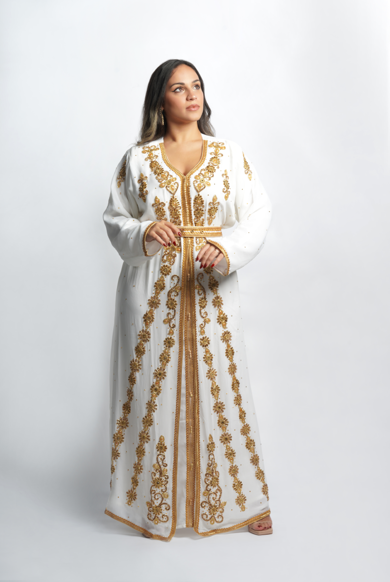 Golden Noor Abaya Kaftan