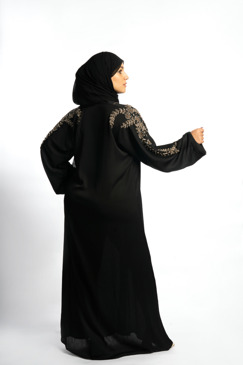 The Golden Mirage Embellished Abaya