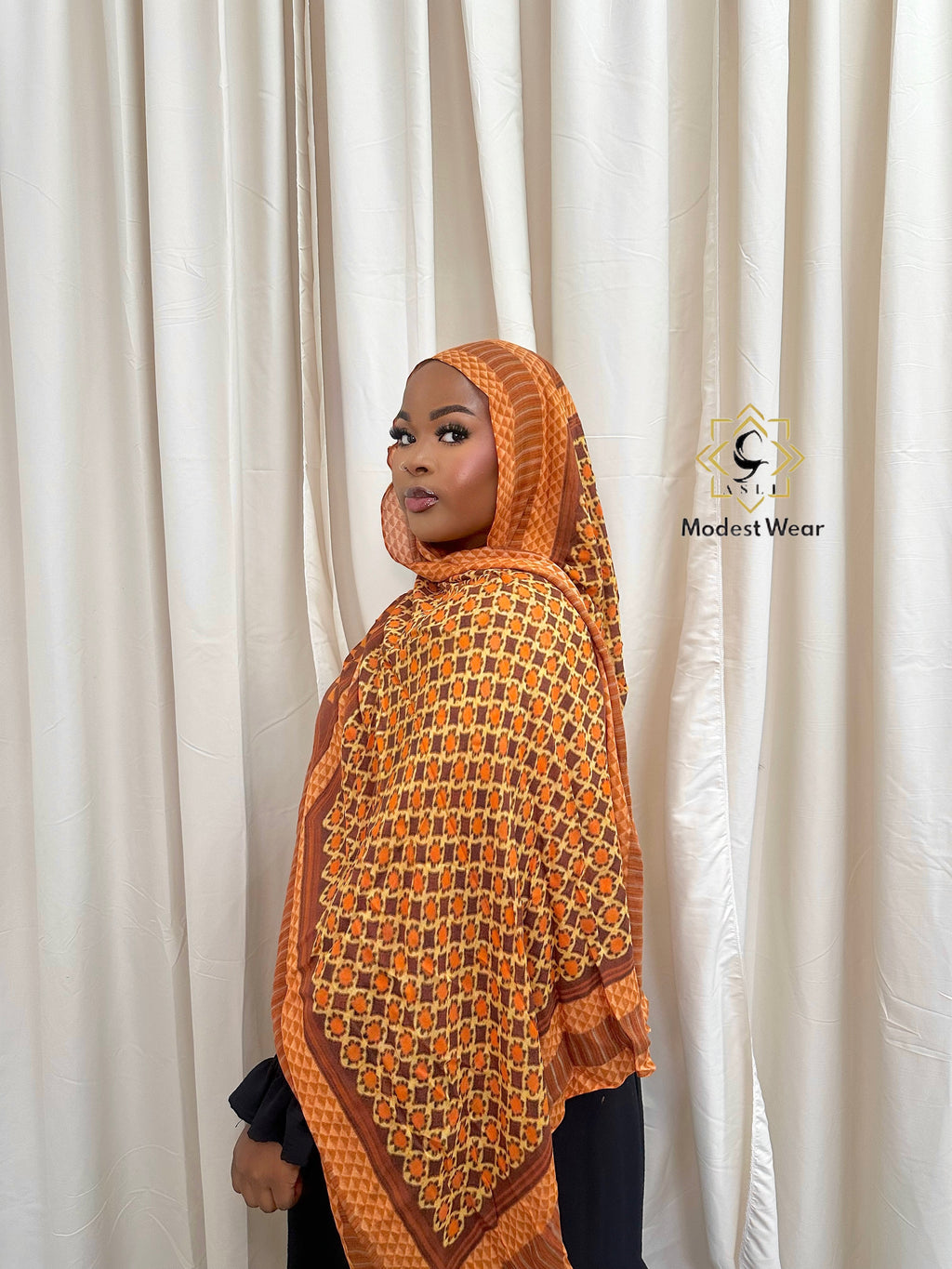 Autumn Mosaic Modal Hijab