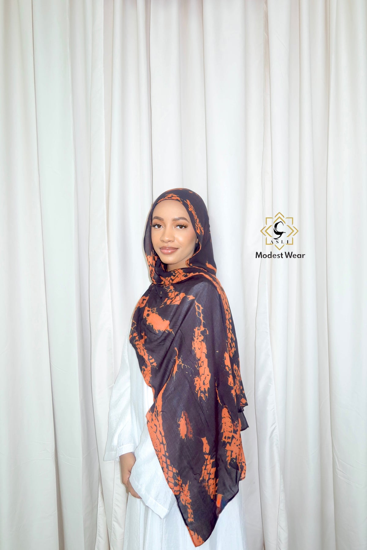 Burnt Ember Modal Hijab