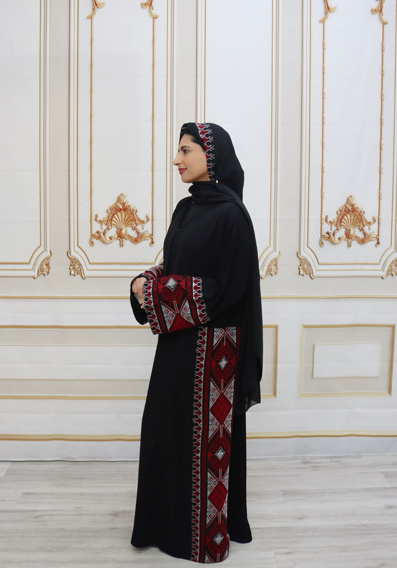Palestinian Embroided Abaya