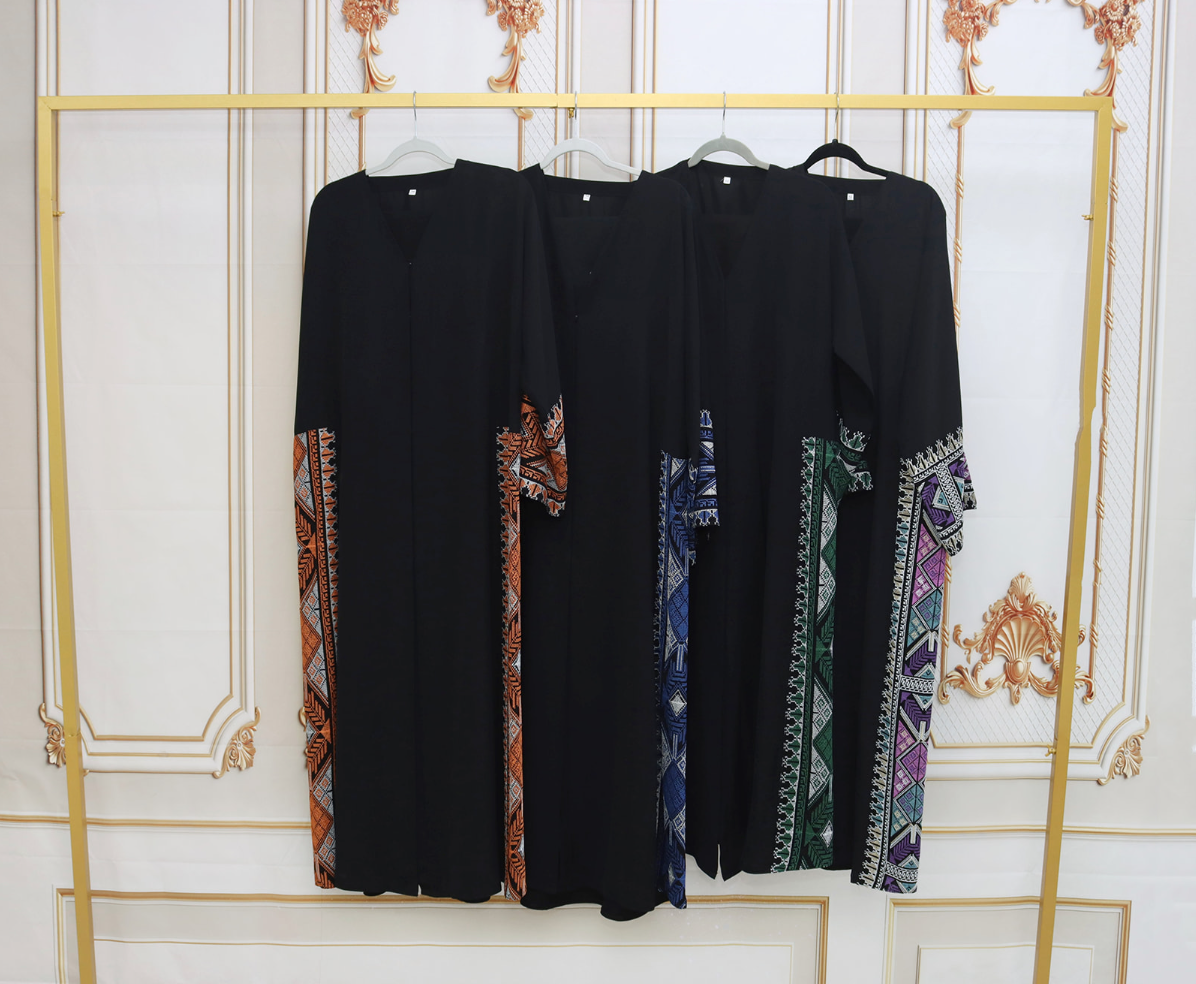 Palestinian Embroided Abaya