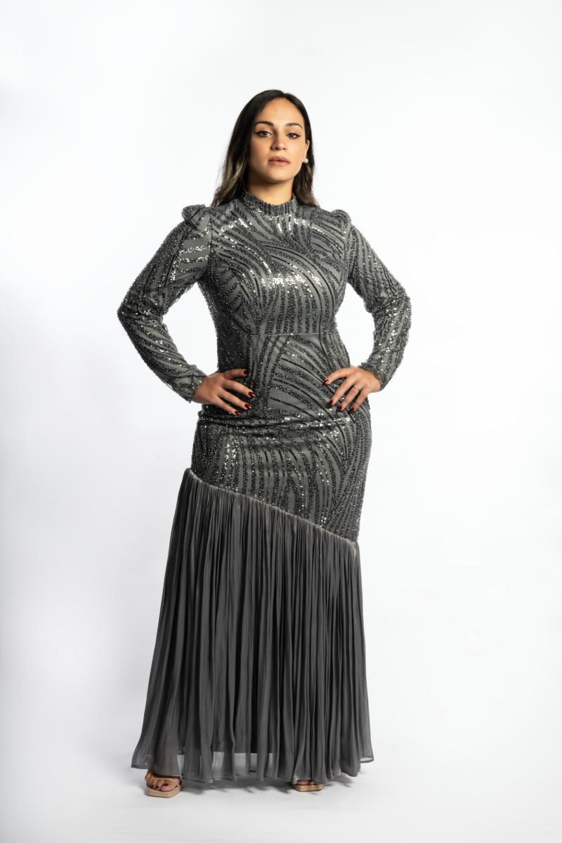 The 'Shadow Starlight' Sequin Gown